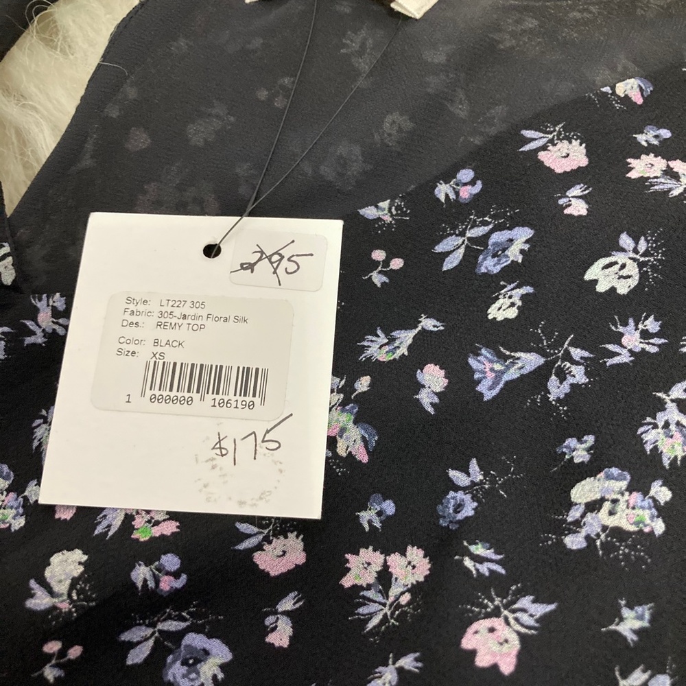 LOVESHACKFANCY Silk Floral Print Blouse - Picture 8 of 8